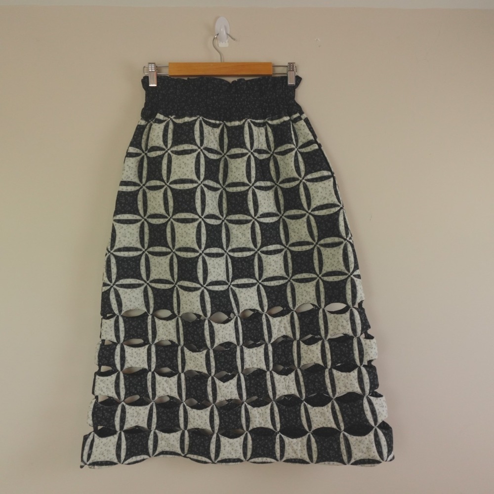 SEA NY Skirt Quilted Catalina‎ Calico Cutout - Picture 4 of 12